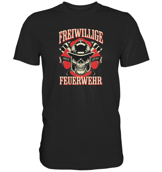 "Feuerwehr Skull" - Premium Shirt