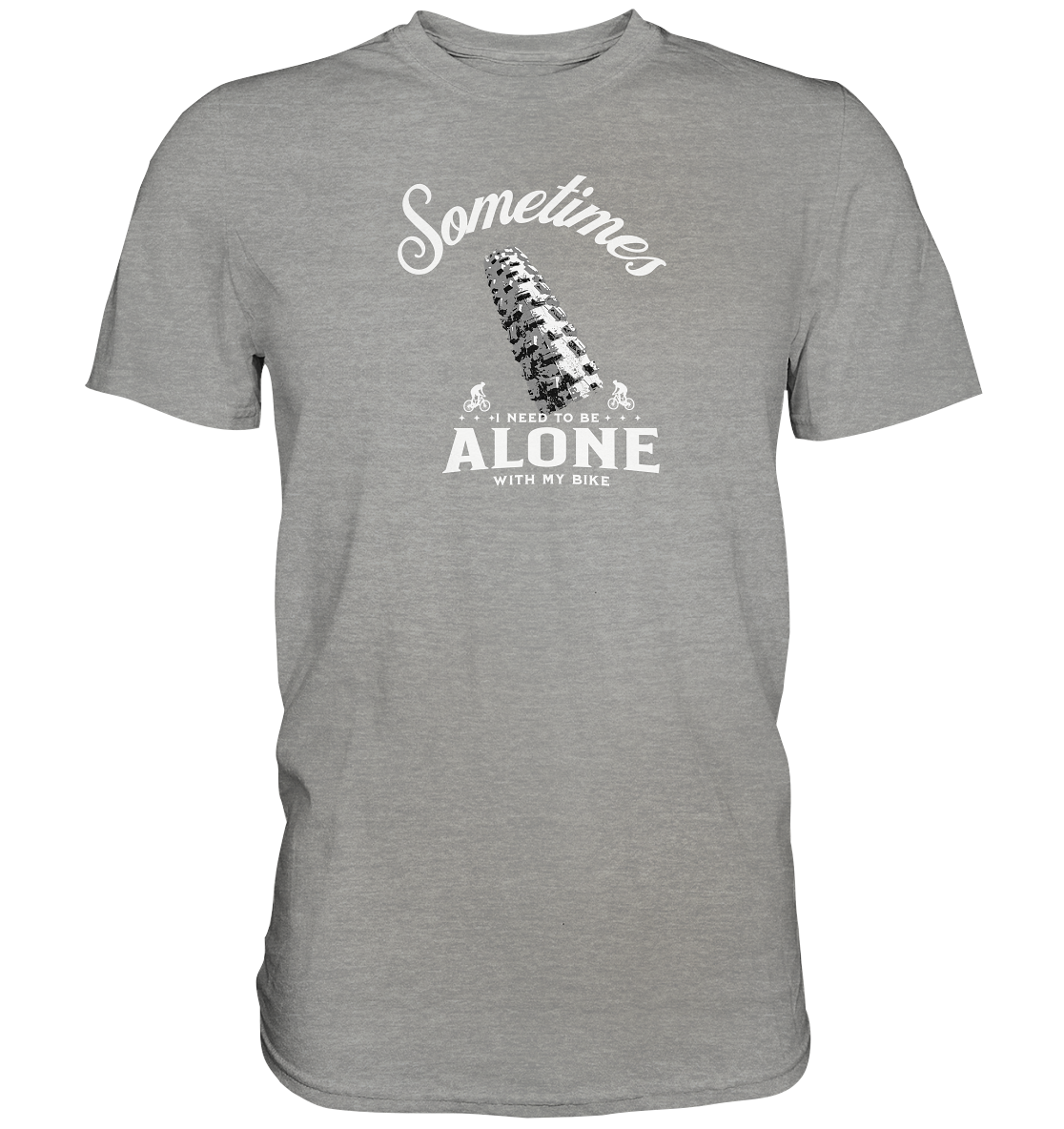 "MTB alone" - Premium Shirt